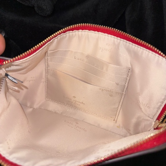 Kate Spade Red and Cream Wristlet - Picture 9 of 15